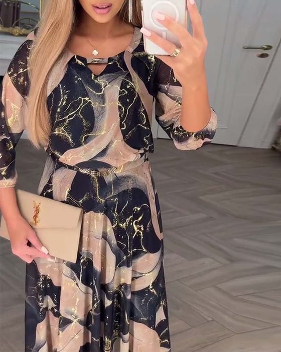 Daisy | Breathable Floral Chiffon Dress