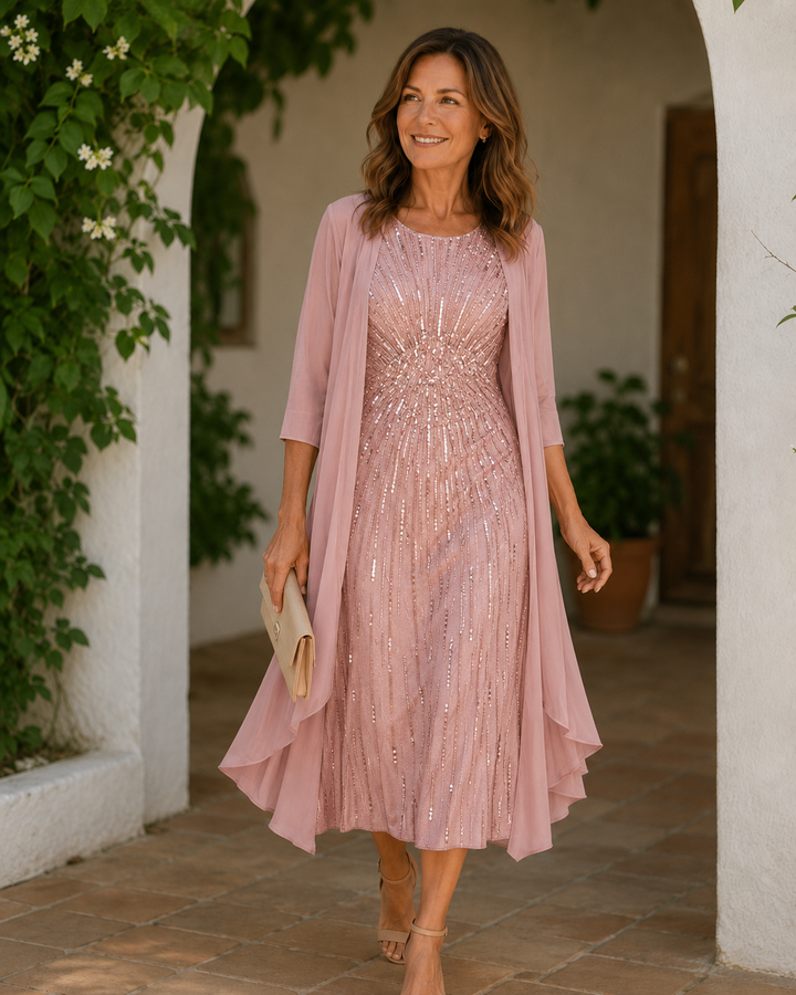 Claudia | Shimmering Occasion Two-Piece Set