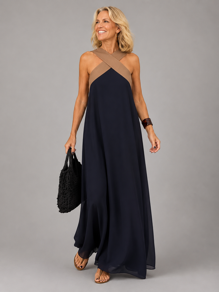 VALERIE | CROSS-OVER MAXI DRESS