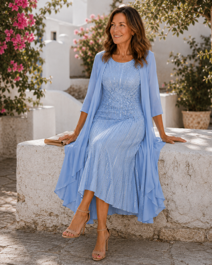 Claudia | Shimmering Occasion Two-Piece Set
