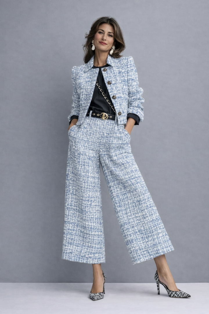 Melize | Elegant Two Piece Trouser Set