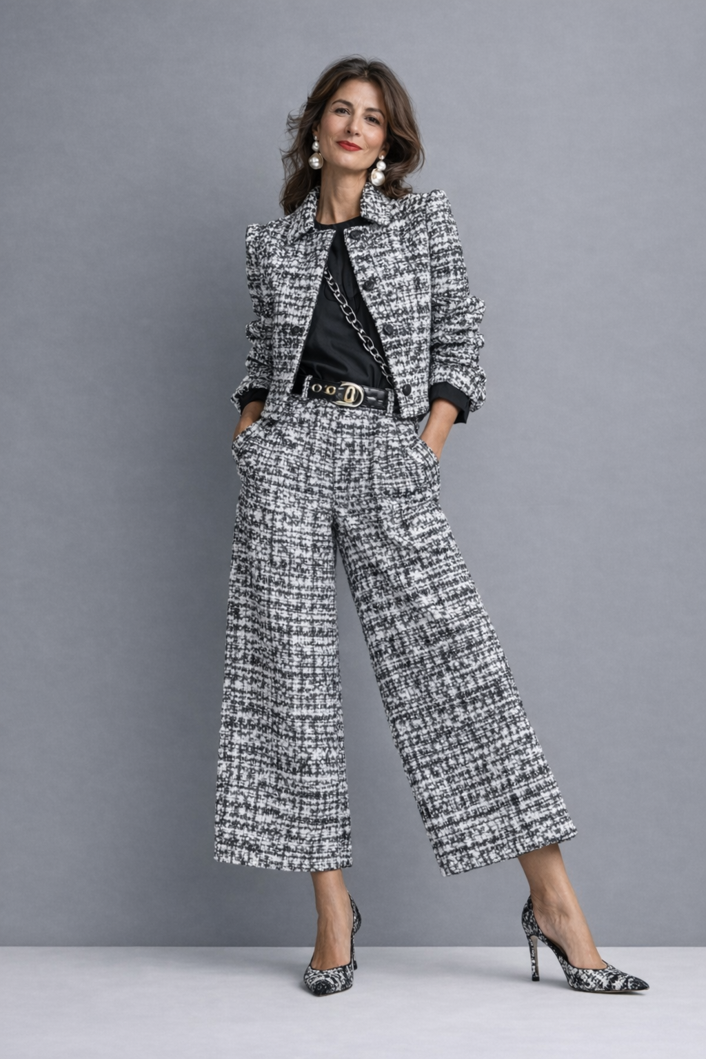 Melize | Elegant Two Piece Trouser Set