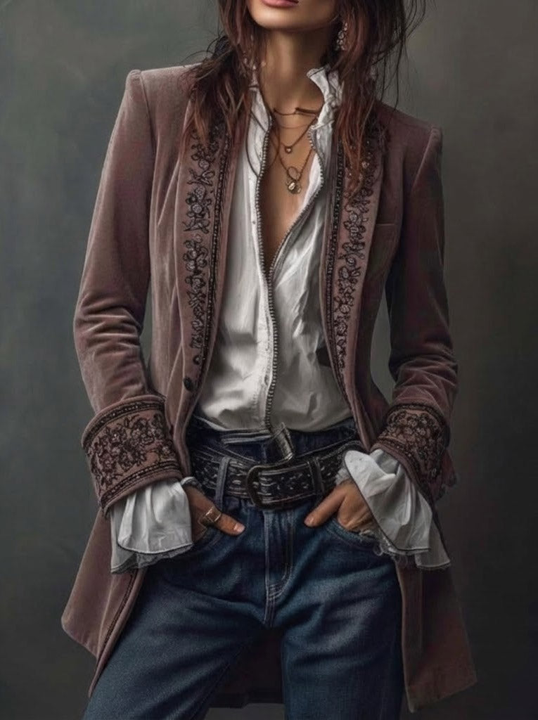 Erica | Long Vintage Jacket