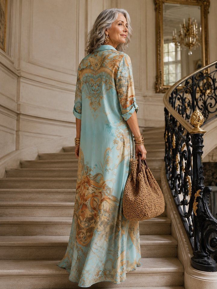 AUDREY | LUXURY PRINT MAXI DRESS