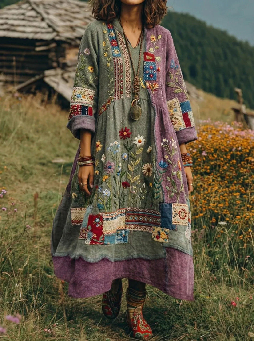 Lara | Elegant Floral Print Dress