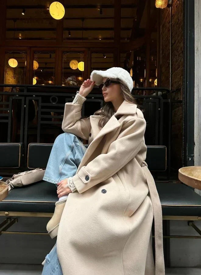 LYNA - WARM WINTER COAT WITH ELEGANT DESIGN