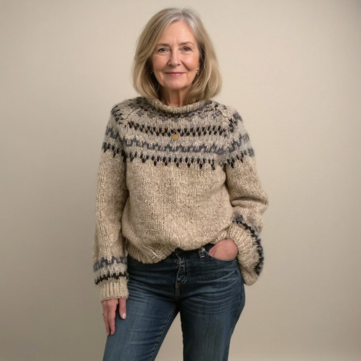 Lyla | Vintage Handcrafted Icelandic Jumper