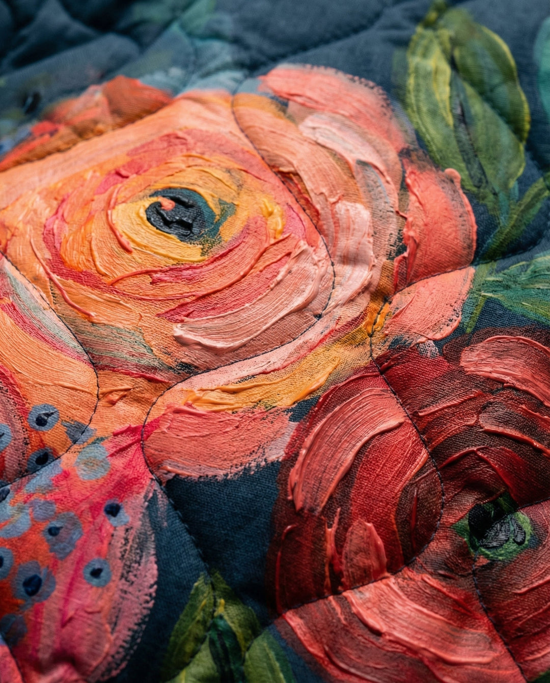 Marigold Vintage Floral Quilted Jacket - view 3