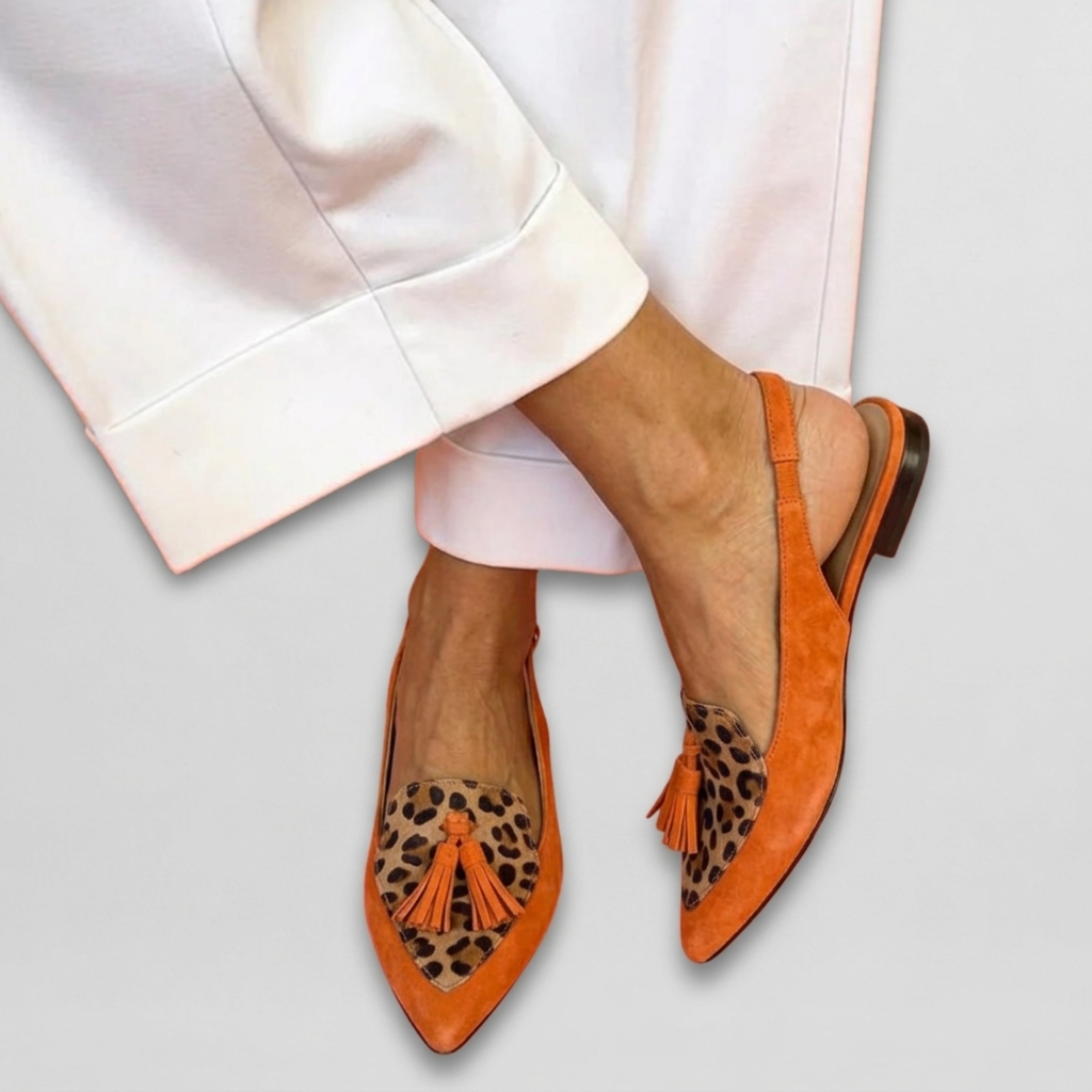 Eliza | Tassel Detail Flat Sandals