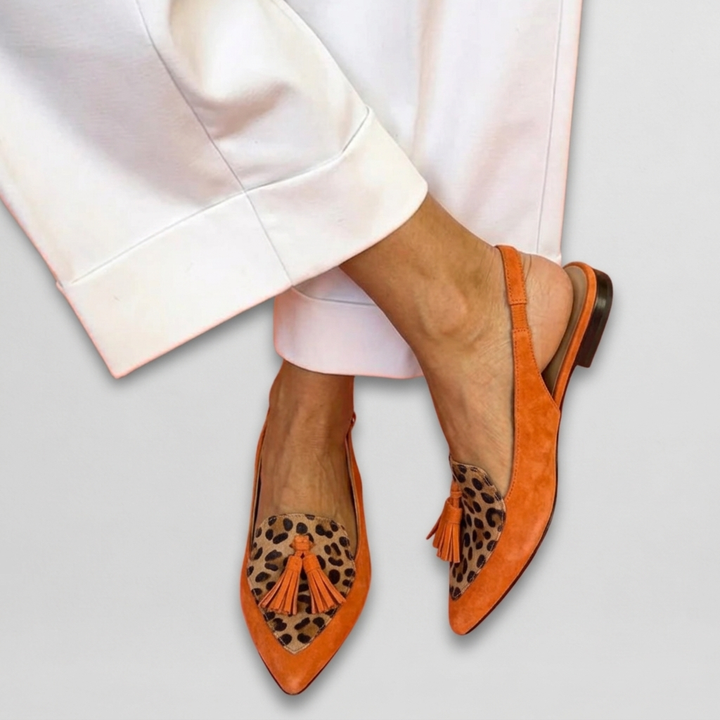 Eliza | Tassel Detail Flat Sandals