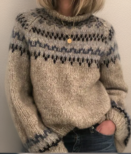 Lyla | Vintage Handcrafted Icelandic Jumper