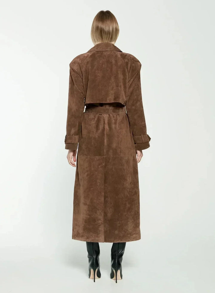 Chloe Suede Trenchcoat