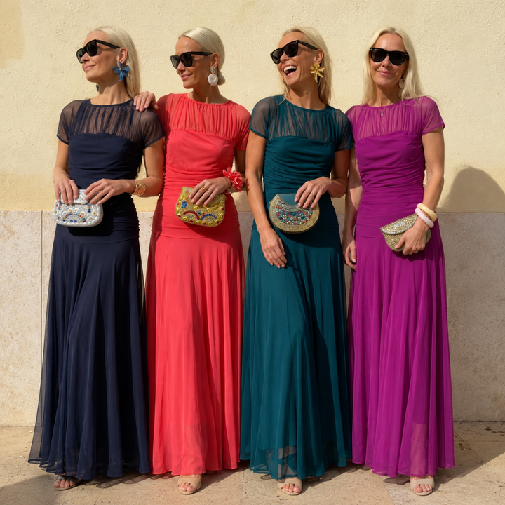 JEAN | CHIFFON MAXI DRESS