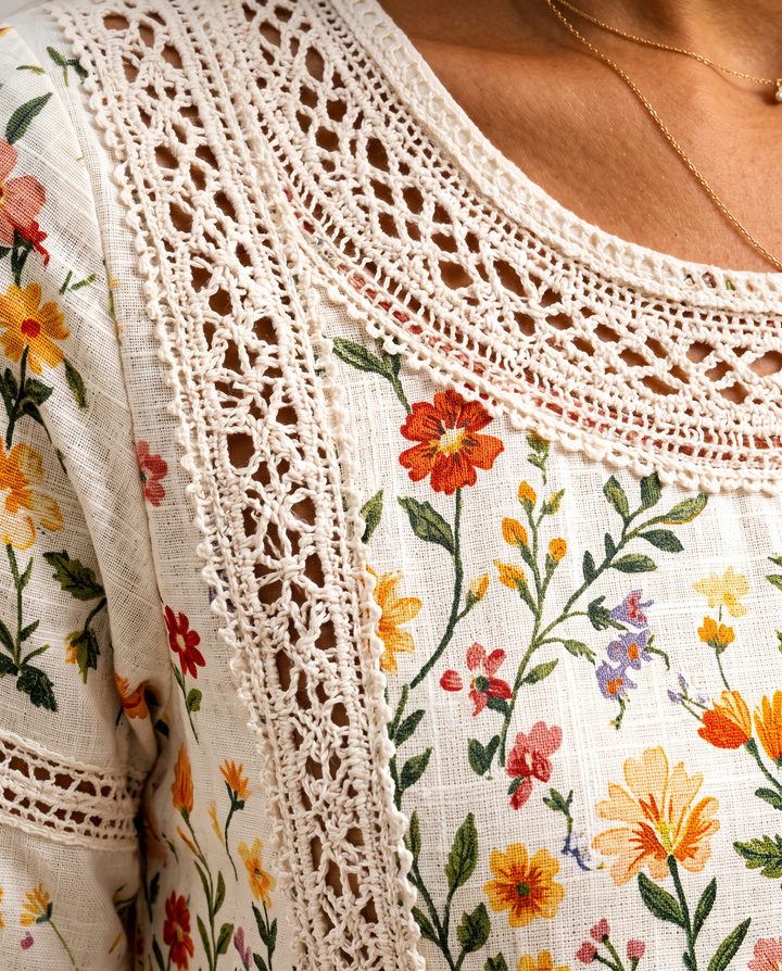 Grace | Wildflower Midi Dress