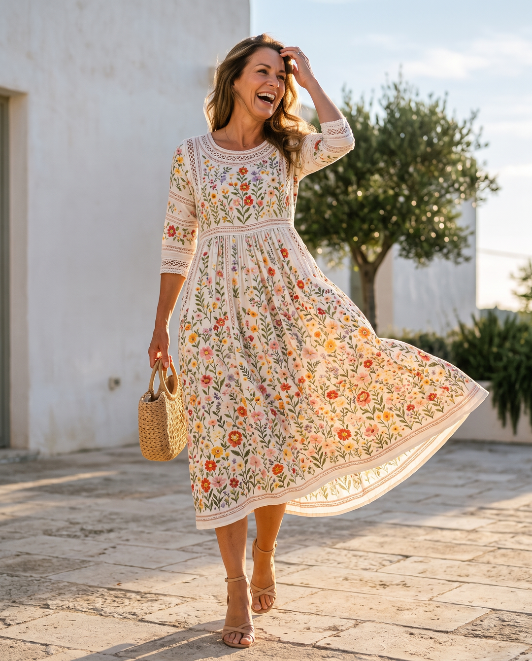 Grace | Wildflower Midi Dress