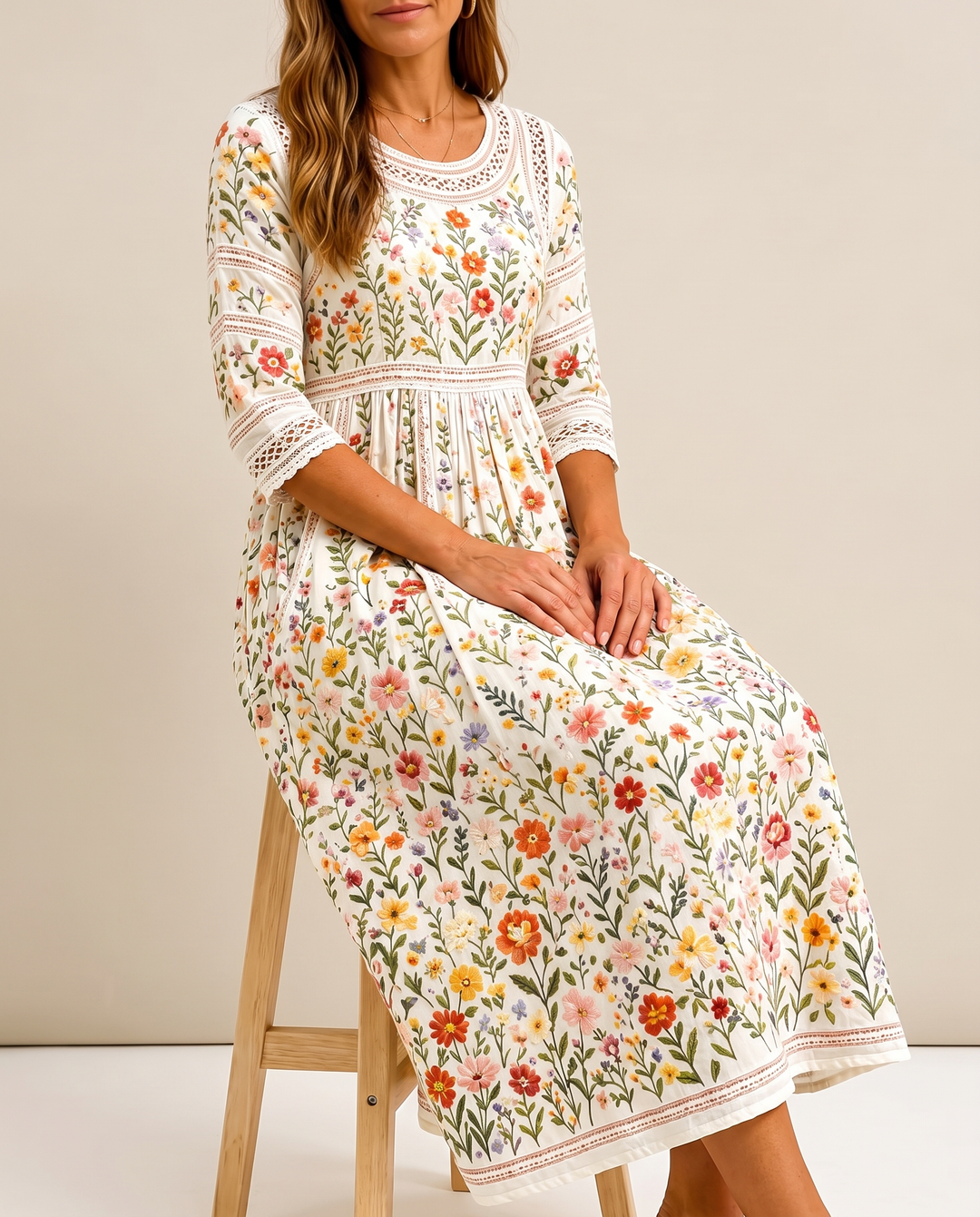 Grace | Wildflower Midi Dress